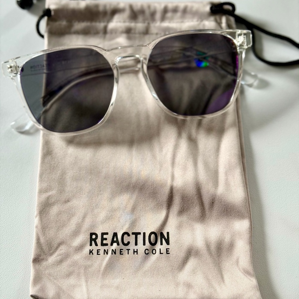 Kenneth Cole Clear Sunglasses Coastal Chic Vacation Ready Eyewear